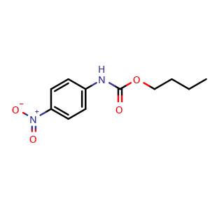 Chemical structure of Butyl (4-nitrophenyl)carbamate , CAS 87457-99-6, AChemBlock AD282931