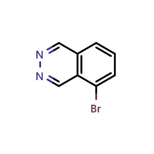 Chemical structure of 5-Bromophthalazine , CAS 103119-78-4, AChemBlock AD282940