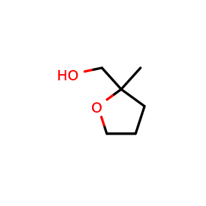 Chemical structure of (2-Methyltetrahydrofuran-2-yl)methanol , CAS 81887-61-8, AChemBlock AD283280