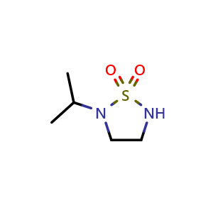 Chemical structure of 2-Isopropyl-1,2,5-thiadiazolidine 1,1-dioxide , CAS 85694-52-6, AChemBlock AD283281