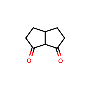 Chemical structure of Tetrahydropentalene-1,6(2H,6aH)-dione , CAS 90953-74-5, AChemBlock AD283550
