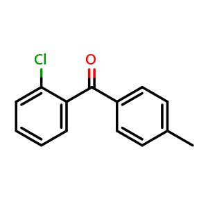 Chemical structure of (2-Chlorophenyl)(p-tolyl)methanone , CAS 5953-00-4, AChemBlock AD283690