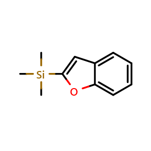 Chemical structure of 2-(Trimethylsilyl)benzofuran , CAS 60981-57-9, AChemBlock AD283910