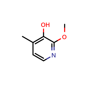 Chemical structure of 2-Methoxy-4-methylpyridin-3-ol , CAS 1227580-14-4, AChemBlock AD283923