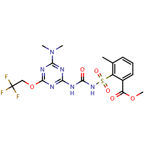 Chemical structure of Triflusulfuron-methyl , CAS 126535-15-7, AChemBlock AD284195