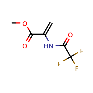 Chemical structure of methyl 2-(2,2,2-trifluoroacetamido)acrylate , CAS 58137-35-2, AChemBlock AD284228