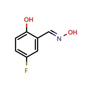 Chemical structure of 4-fluoro-2-[(1E)-(hydroxyimino)methyl]phenol , CAS 2059178-06-0, AChemBlock AD284759
