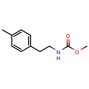 Chemical structure of methyl N-[2-(4-methylphenyl)ethyl]carbamate , CAS 1380403-84-8, AChemBlock AD284768