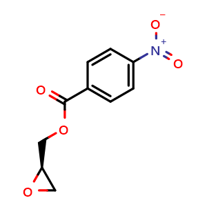 Chemical structure of (R)-oxiran-2-ylmethyl 4-nitrobenzoate , CAS 106268-95-5, AChemBlock AD285129