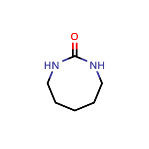 Chemical structure of 1,3-diazocan-2-one , CAS 5700-13-0, AChemBlock AD285231