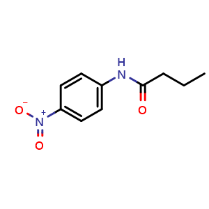 Chemical structure of N- (4-nitrophenyl) butylamide , CAS 54191-12-7, AChemBlock AD285256