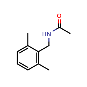 Chemical structure of N-(2,6-dimethylbenzyl)acetamide , CAS 1791417-26-9, AChemBlock AD285263