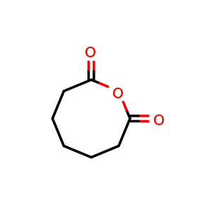 Chemical structure of Oxocane-2,8-dione , CAS 10521-07-0, AChemBlock AD285320