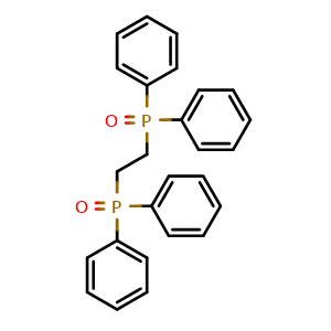 Chemical structure of Ethane-1,2-diylbis(diphenylphosphine oxide) , CAS 4141-50-8, AChemBlock AD285359