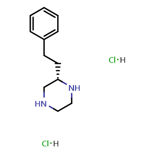 Chemical structure of (S)-2-Phenethylpiperazine dihydrochloride , CAS 2055848-89-8, AChemBlock AD285523