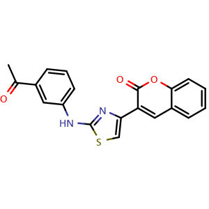 Chemical structure of ZINC00784494 , CAS 317328-17-9, AChemBlock AD285534