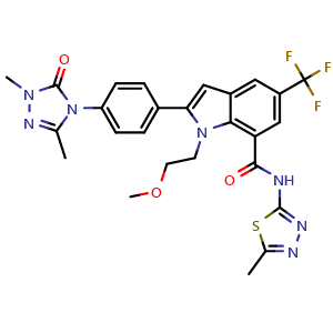 Chemical structure of STAT6-IN-5 , CAS 3033742-22-9, AChemBlock AD285535