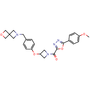 Chemical structure of AZD1979 , CAS 1254035-84-1, AChemBlock AD285562