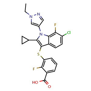 Chemical structure of PAT-505 , CAS 1782070-22-7, AChemBlock AD285570