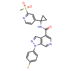 Chemical structure of BI 639667 , CAS 1295298-26-8, AChemBlock AD285588