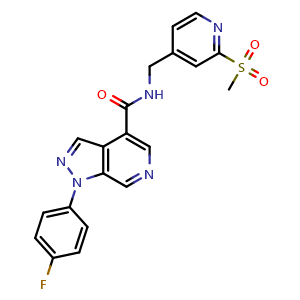 Chemical structure of CCR1 antagonist 9 , CAS 1220026-26-5, AChemBlock AD285589