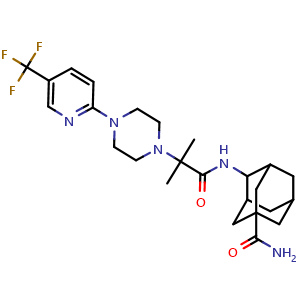 Chemical structure of ABT-384 , CAS 868623-40-9, AChemBlock AD285599