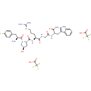 Chemical structure of Nemifitide diTFA , CAS 204992-09-6, AChemBlock AD285609