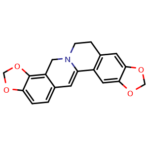 Chemical structure of Dihydrocoptisine , CAS 53777-78-9, AChemBlock AD285620