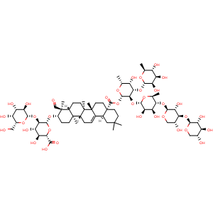 Chemical structure of Goyasaponin II , CAS 333333-23-6, AChemBlock AD285621