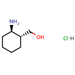 Chemical structure of ((1R,2R)-2-Aminocyclohexyl)methanol hydrochloride , CAS 1820575-21-0, AChemBlock AD285662