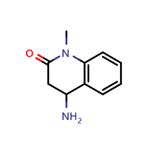 Chemical structure of 4-Amino-1-methyl-3,4-dihydroquinolin-2(1H)-one , CAS 1158048-96-4, AChemBlock AD285743