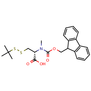 Chemical structure of 1-({[(9H-fluoren-9-yl)methoxy]carbonyl}amino)-4-methylcyclohexane-1-carboxylic acid , CAS 1013096-03-1, AChemBlock AD285827