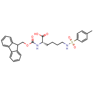 Chemical structure of Fmoc-Lys(Tos)-OH , CAS 105751-17-5, AChemBlock AD285834