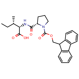 Chemical structure of Fmoc-Pro-Ile-OH , CAS 144575-23-5, AChemBlock AD285914