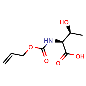 Chemical structure of Alloc-Allo-Thr-OH , CAS 2217656-27-2, AChemBlock AD286010