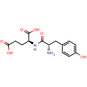 Chemical structure of H-Tyr-Glu-OH , CAS 2545-89-3, AChemBlock AD286070