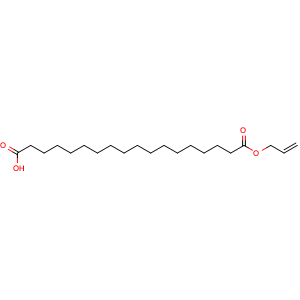 Chemical structure of 18-(allyloxy)-18-oxooctadecanoic acid , CAS 2921918-72-9, AChemBlock AD286099