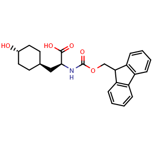 Chemical structure of Fmoc-Cha4tH-OH , CAS 2974447-03-3, AChemBlock AD286117