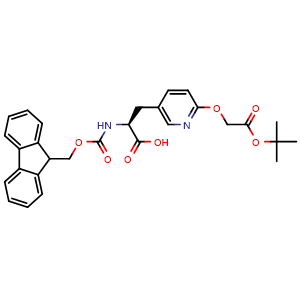 Chemical structure of Fmoc-3Py6aao(tBu)-OH , CAS 3065645-32-8, AChemBlock AD286143