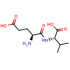 Chemical structure of H-Glu-Val-OH , CAS 5879-06-1, AChemBlock AD286178