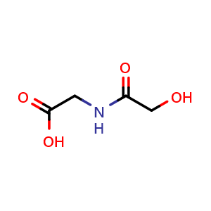 Chemical structure of N-glycoloyl-glycine , CAS 71236-01-6, AChemBlock AD286200