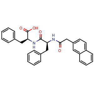 Chemical structure of 2-Naph-L-Phe-L-Phe-OH , CAS 946568-62-3, AChemBlock AD286233