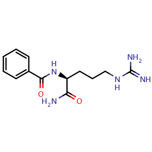 Chemical structure of Bz-Arg-NH2 , CAS 965-03-7, AChemBlock AD286239