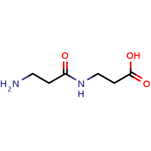 Chemical structure of H-β-Ala-β-Ala-OH , AChemBlock AD286257