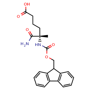 Chemical structure of Fmoc-α-Me-Aad-NH2 , AChemBlock AD286378