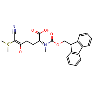 Chemical structure of Fmoc-MeDE(CSY)-OH , AChemBlock AD286408