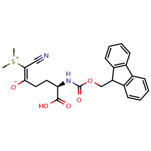 Chemical structure of Fmoc-de(CSY)-OH , AChemBlock AD286415