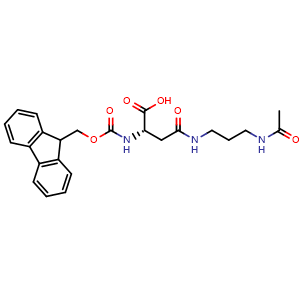 Chemical structure of Fmoc-NaPrAc-OH , AChemBlock AD286493