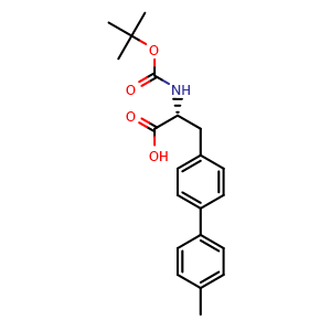 Chemical structure of Boc-4-(4-methylphenyl)-D-Phe-OH , AChemBlock AD286505