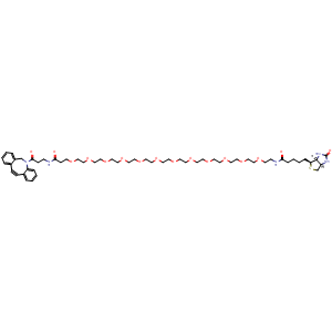 Chemical structure of Biotin-PEG12-DBCO , CAS 2621391-31-7, AChemBlock AD286569